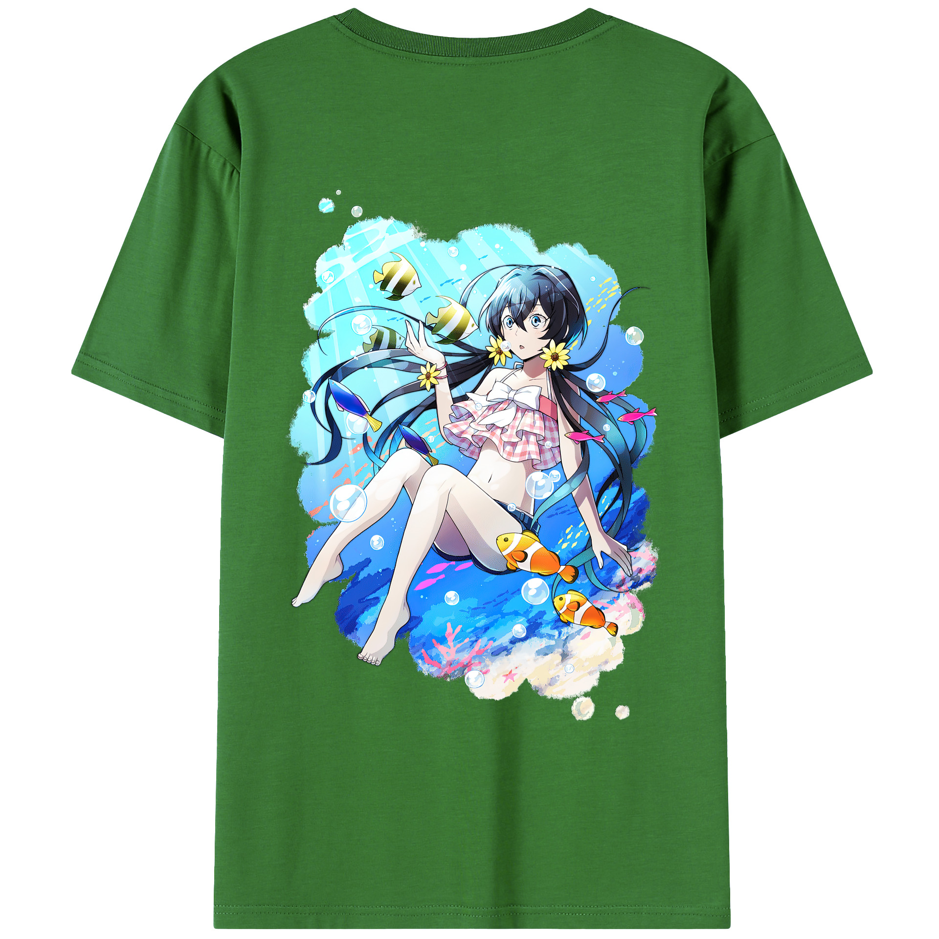（画像用） 文豪ストレイドッグス Bungo Stray Dogs レディース半袖Tシャツ(バックプリント)